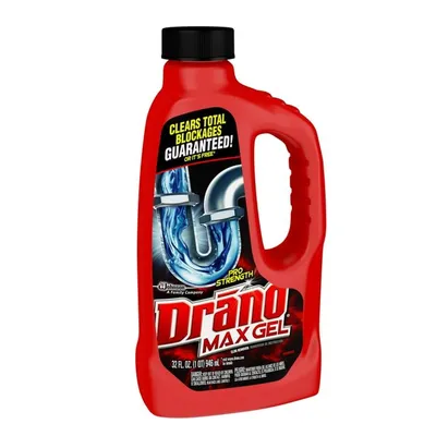 Drano Max Gel Professional Strength Clog Remover 32 oz Bottle
