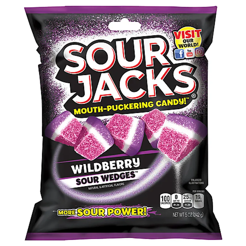 Sour Jacks Wildberry Sour Wedges view 1