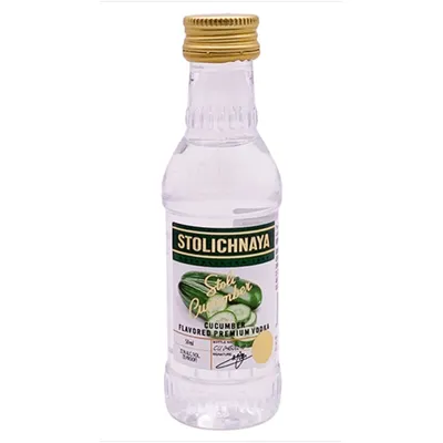 Stolichnaya Cucumber Flavored Vodka 50 ml