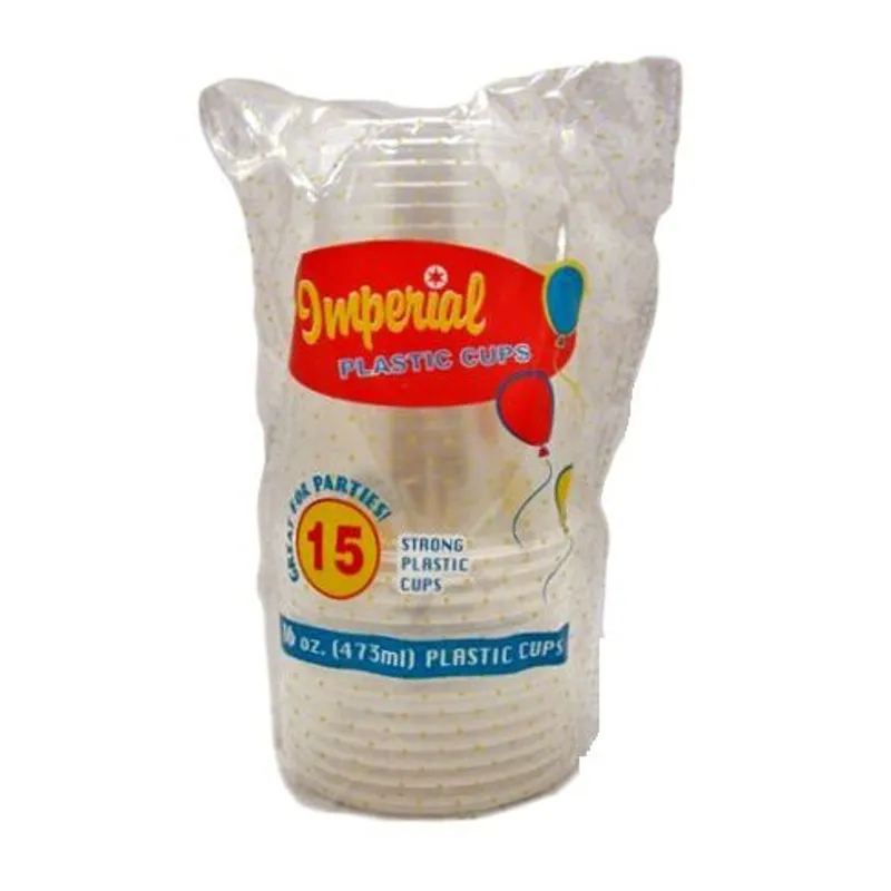Imperial Clear Plastic Cups view 1