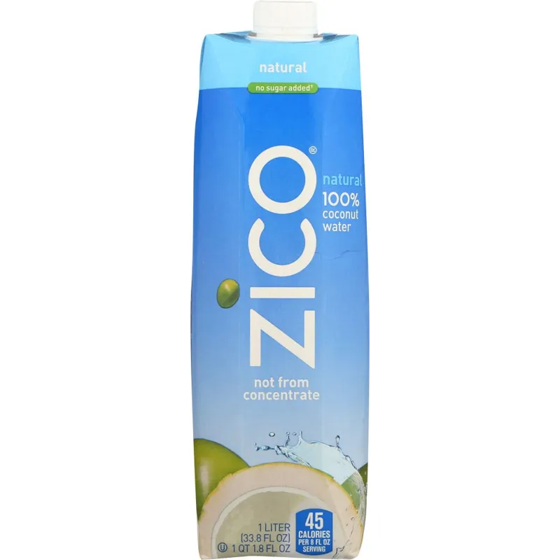 Zico 100% Premium Coconut Water Natural - Not From Concentrate view 1