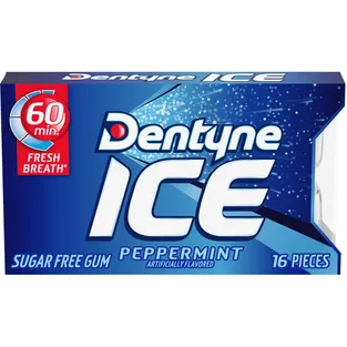 Dentyne Fire Sugar Free Gum Peppermint - Split 2 Fit