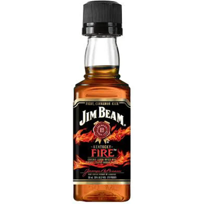 Jim Beam Kentucky Fire Kentucky Straight Bourbon Whiskey Cinnamon Infused view 1