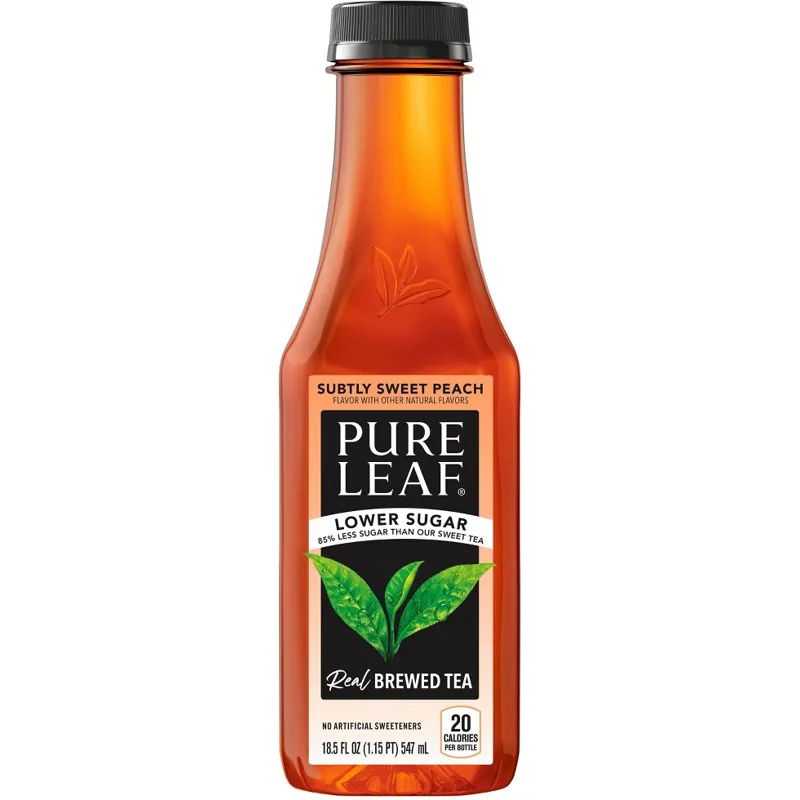 Pure Leaf Lower Sugar Subtly Sweet Peach Tea view 1