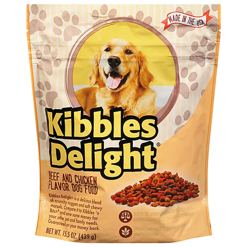 Kibbles Delight Beef and Chicken Flavor Dry Dog Food view 1