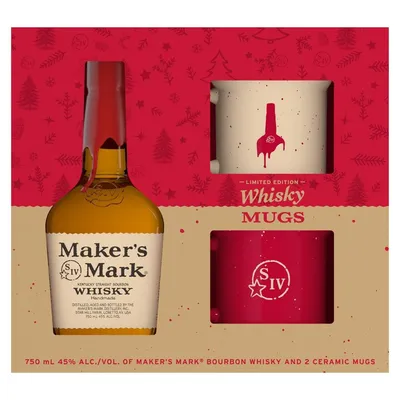 Maker's Mark Bourbon 750 mL Gift Set