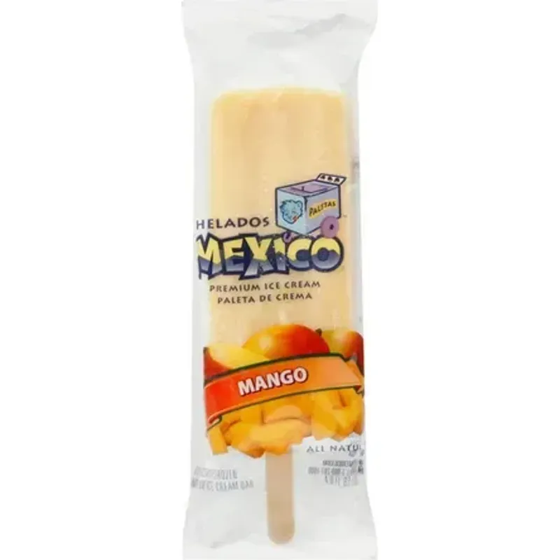 Helados Mexico Mango Ice Cream Bar view 1