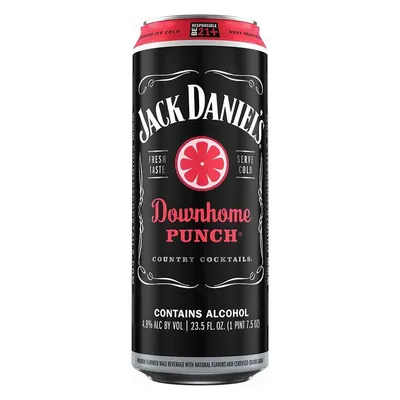 Jack Daniel's Country Cocktails Bolder Downhome Punch 23.5 oz Can