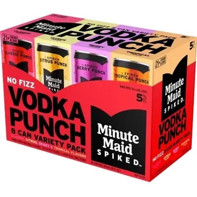 Minute Maid Spiked Vodka Punch Variety Pack 8 x 355 mL