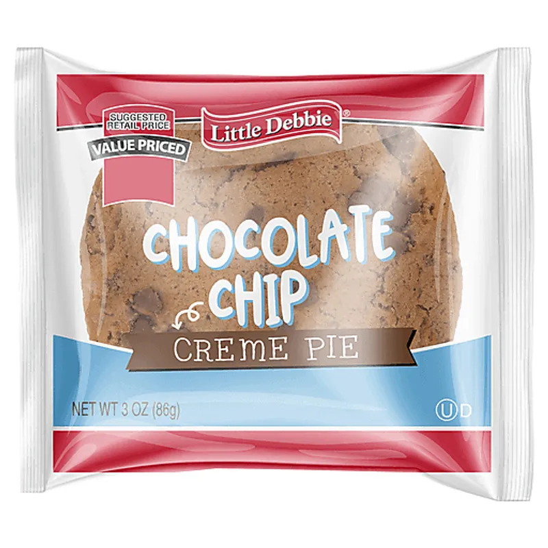 Little Debbie Chocolate Chip Creme Pie Box view 1