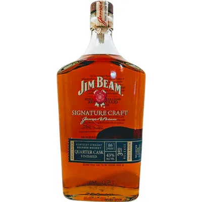 Jim Beam Signature Craft Jim Beam Signature Kentucky Straight Bourbon Whiskey - Quarter Cask Finished 750mL