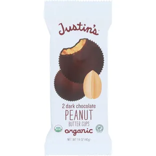 Justin's Dark Chocolate Peanut Butter Cups Organic