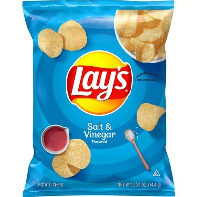 Lay's Salt and Vinegar Chips 2.5 oz Bag