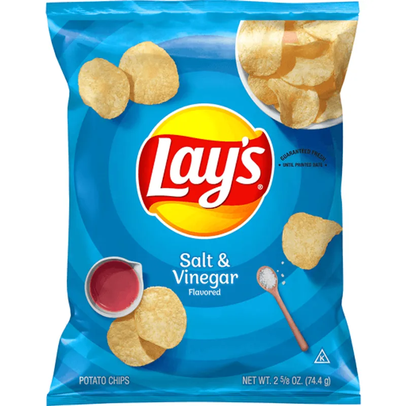 Lay's Salt and Vinegar Chips Bag view 1