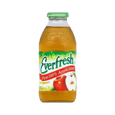 Everfresh Pure 100% Apple Juice 16 oz