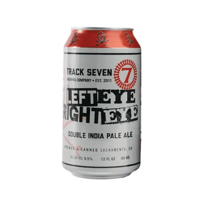 Track 7 Brewing Company Left Eye Right Eye Double IPA 6-pack (6 x 12 fl oz) cans