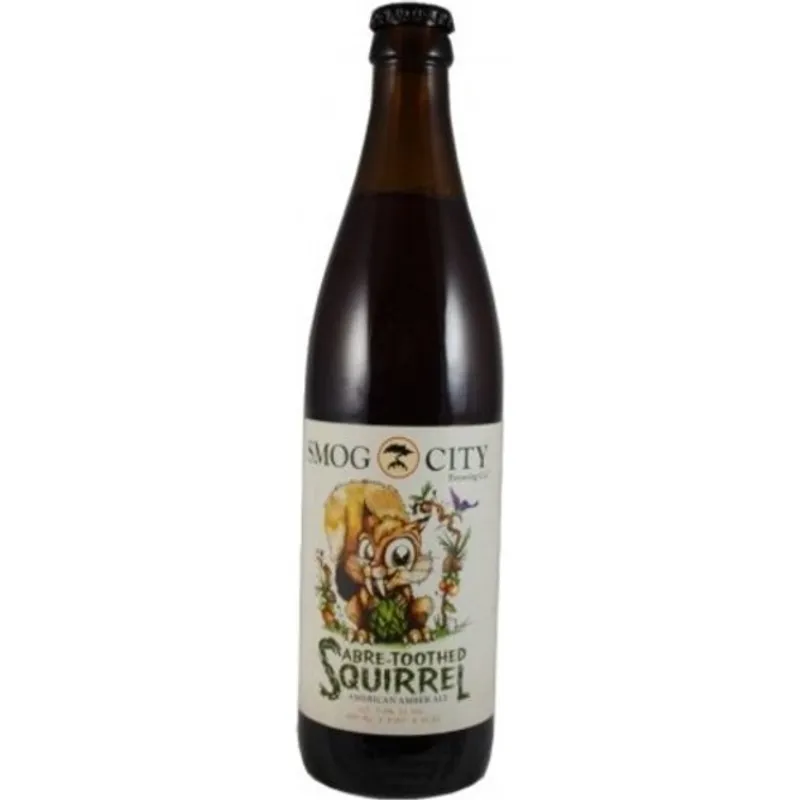 Smog City Sabre Toothed Squirrel Amber Ale view 1