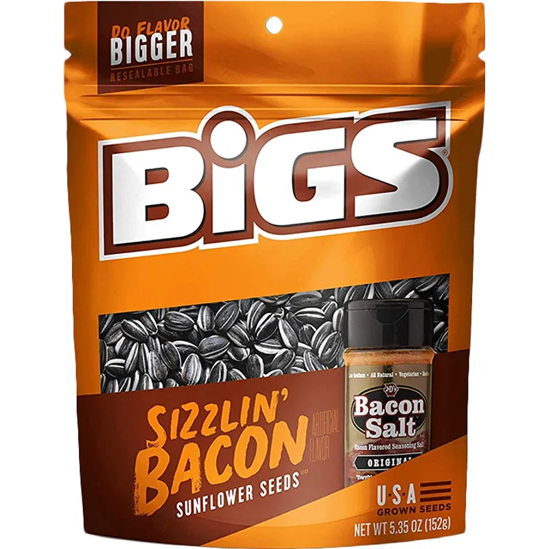 Bigs Sunflower Seeds JD's Bacon Salt Sizzlin' Bacon Box view 1