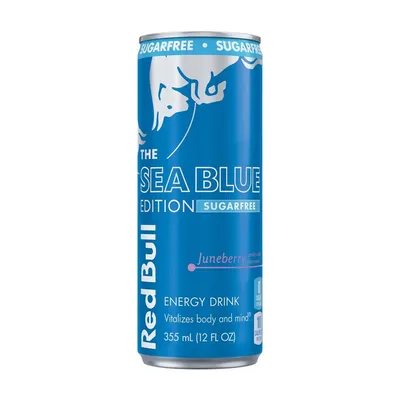 Red Bull Sea Blue Edition Sugar Free Juneberry 12 oz Can