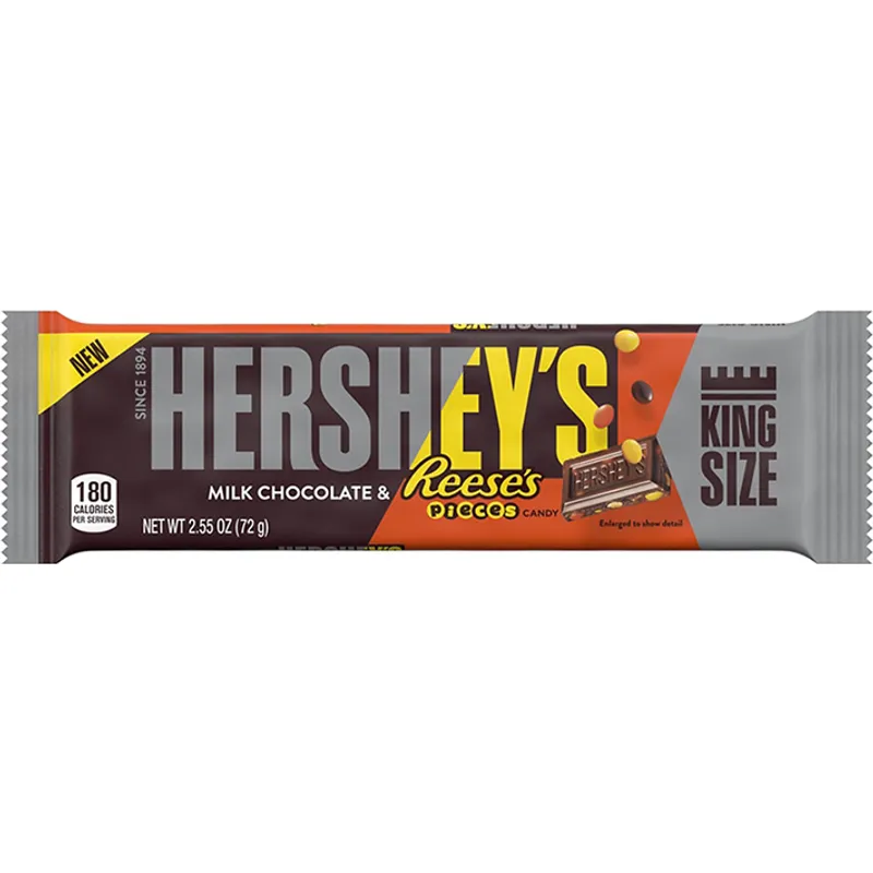 Hershey's Milk Chocolate & Reese's Pieces Candy Bar view 1