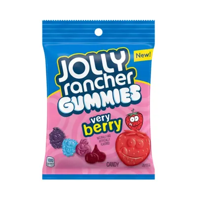 Jolly Rancher Gummies Very Berry 6.5 oz Bag