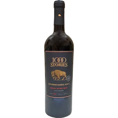 1000 Stories Gold Rush Red Mendocino County Bourbon Barrel Aged Red Wine Blend 750mL