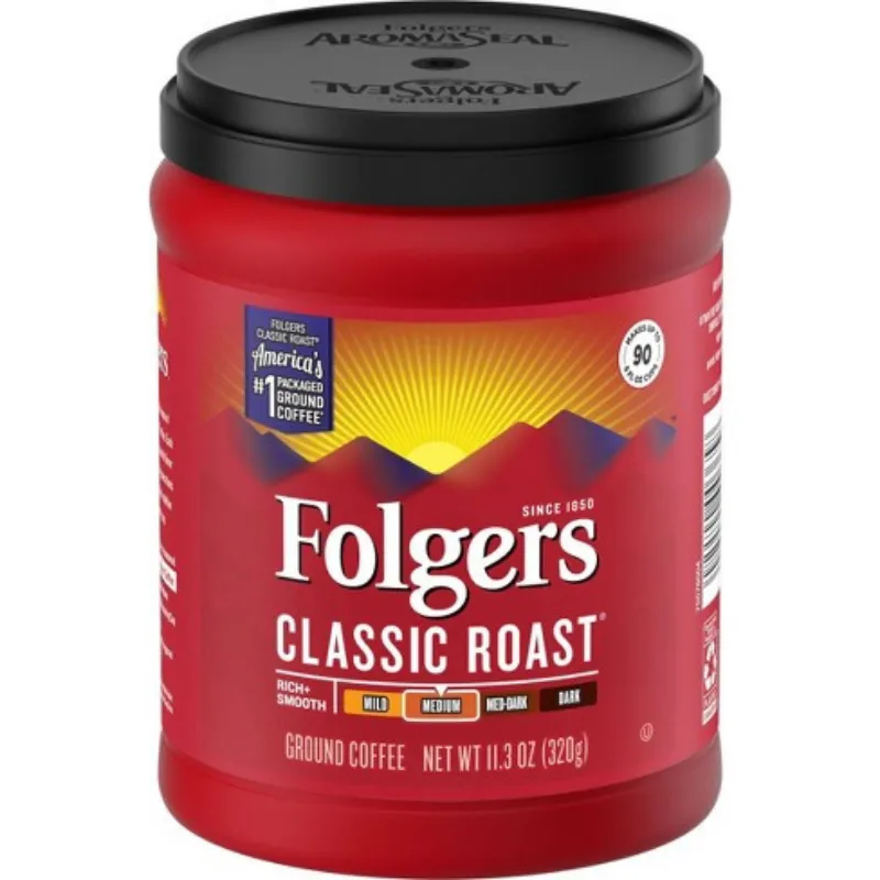 Folgers Classic Medium Roast Ground Coffee view 1