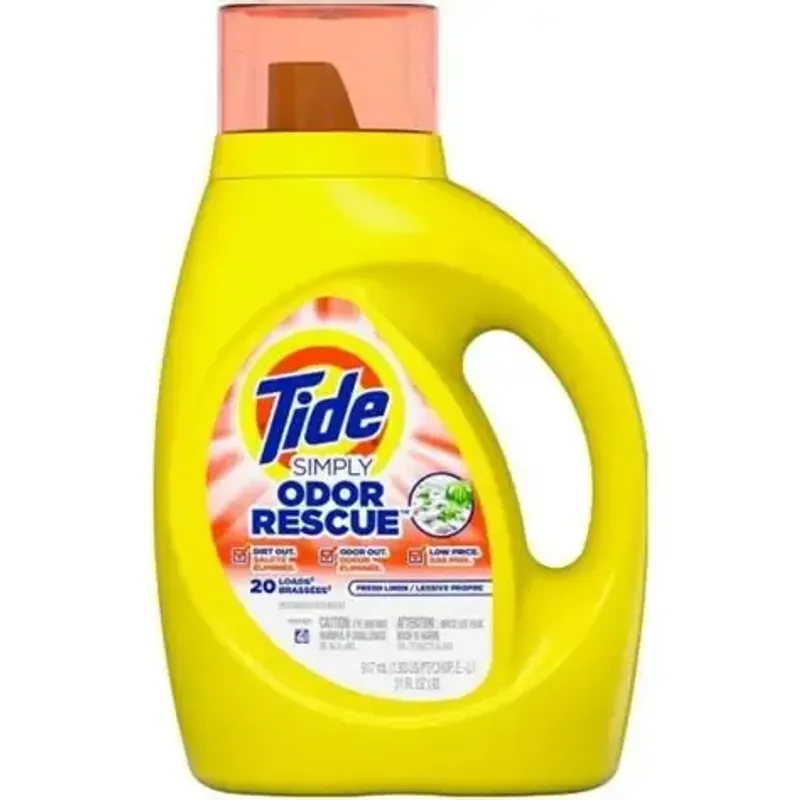 Tide Simply Odor Rescue Fresh Linen Liquid Laundry Detergent view 1
