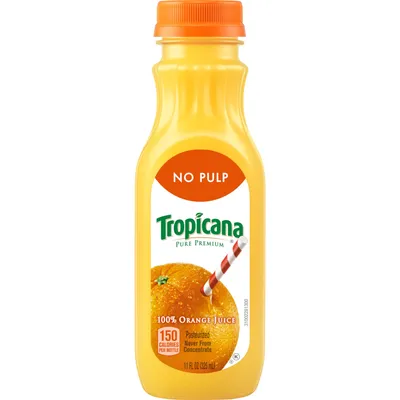 Tropicana Pure Premium Original No Pulp 11 oz Bottle