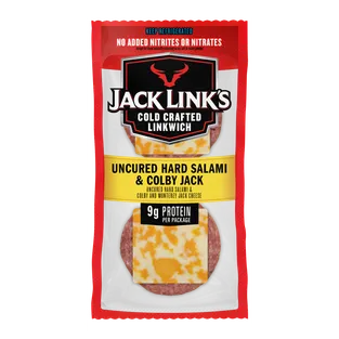 Jack Link's Cold Crafted Hard Salami & Colby Jack Cheese Linkwich