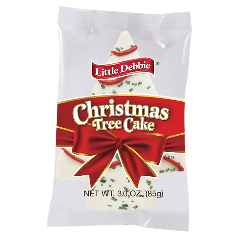 Little Debbie Christmas Tree Cake Box view 1