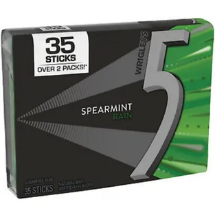 5 Gum Spearmint Rain Sugarfree