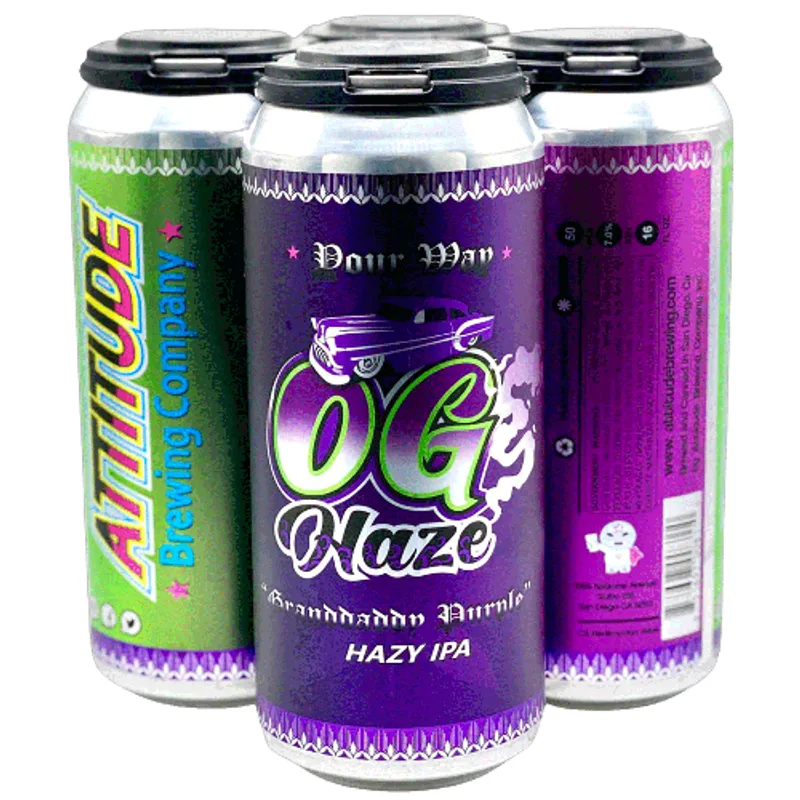 Attitude Brewing Granddaddy Purple Haze IPA view 1