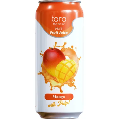 Tara Beverages Pure Mango Juice With Pulp 16.9 Fl.oz