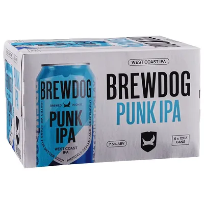 BrewDog Punk IPA 6 Pack 72 oz Can