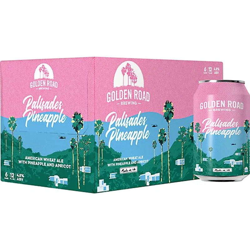 Golden Road Brewing Palisades Pineapple view 1