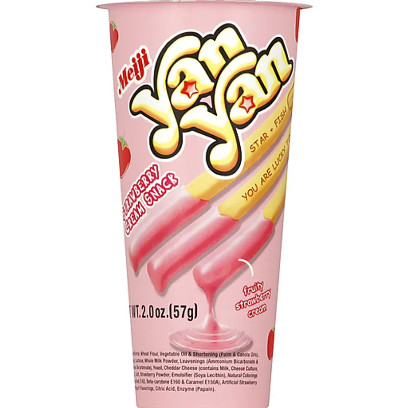 Meiji Yan Yan Strawberry Creme Dip view 1