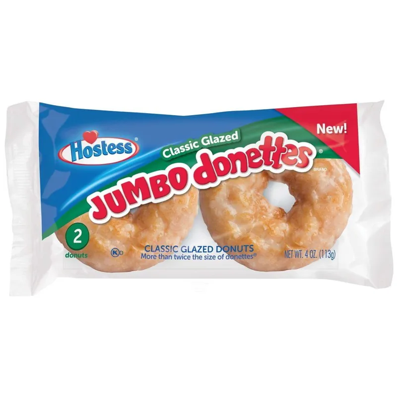 Hostess Jumbo Donettes Classic Glazed view 1
