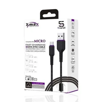 X-MAX Fast USB Charging Cable Type-C Black 3.3 ft 3.3ft