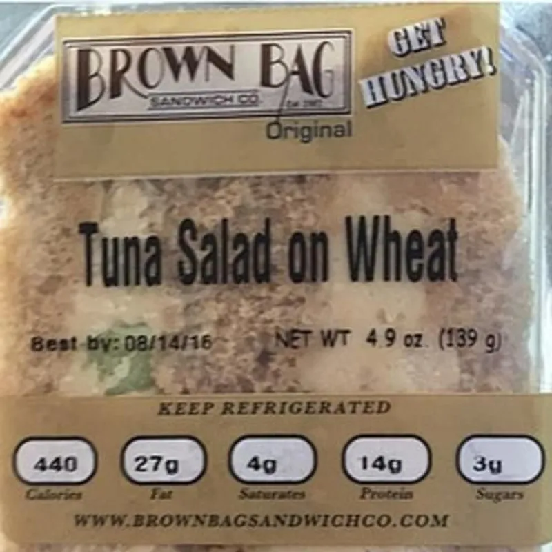 Brown Bag Tuna Salad Triangle Sandwich view 1