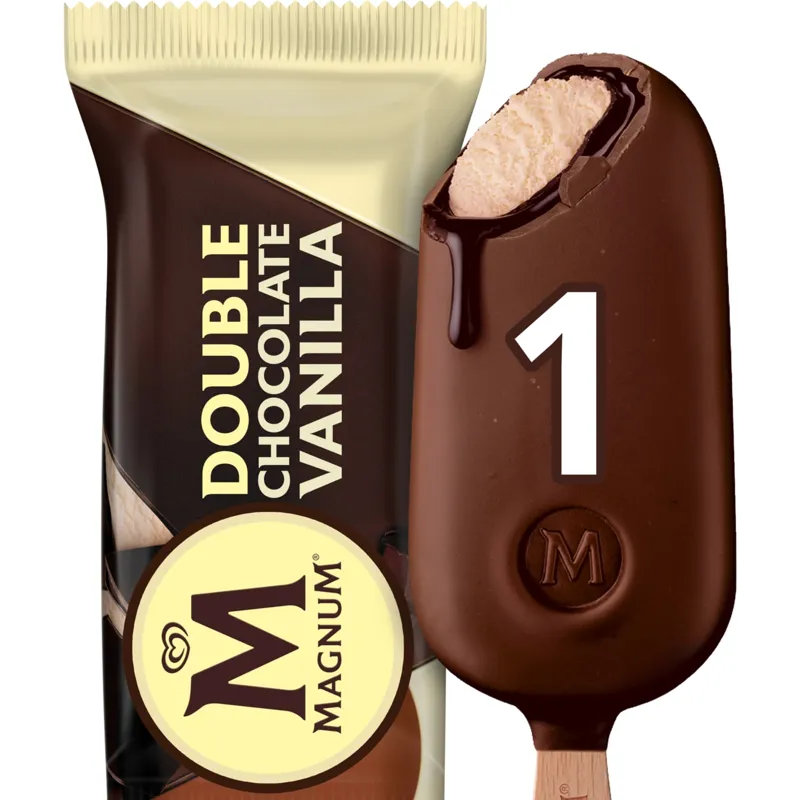Magnum Double Chocolate Vanilla Chocolate Bar view 1