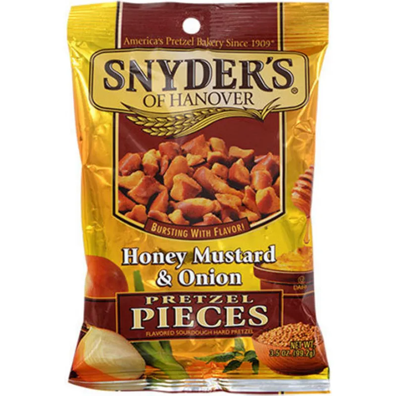 Snyders Of Hanover Pretzel Pieces Honey Mustard & Onion view 1