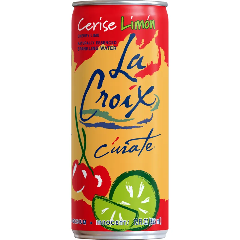Lacroix Curate Cherry Lime Sparkling Water view 1