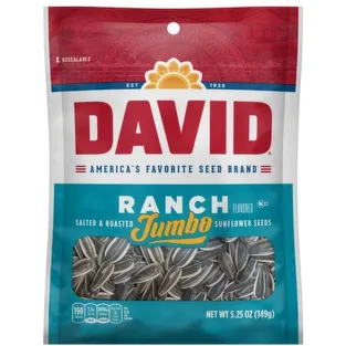 David Sunflower Seeds Jumbo Roasted & Salted Ranch