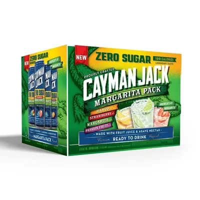 Cayman Jack Zero Sugar Margarita Variety Pack 12pk 144 oz