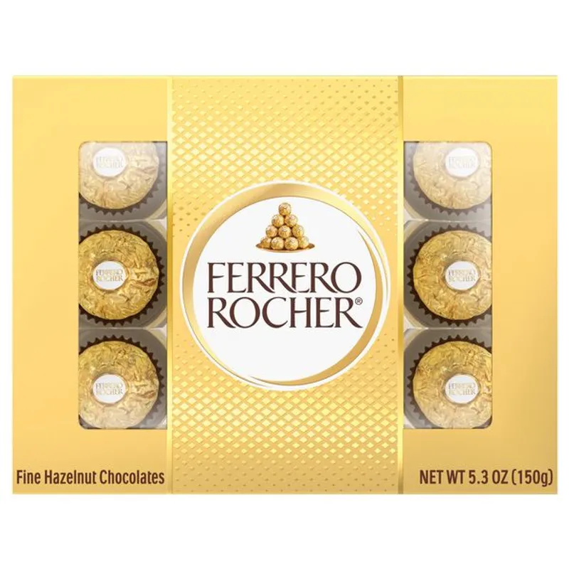 Ferrero Rocher Fine Hazelnut Chocolates Box view 1