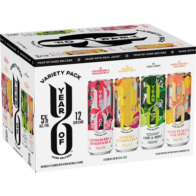 Year Of Hard Seltzer Variety Pack 12-pack 12 oz cans