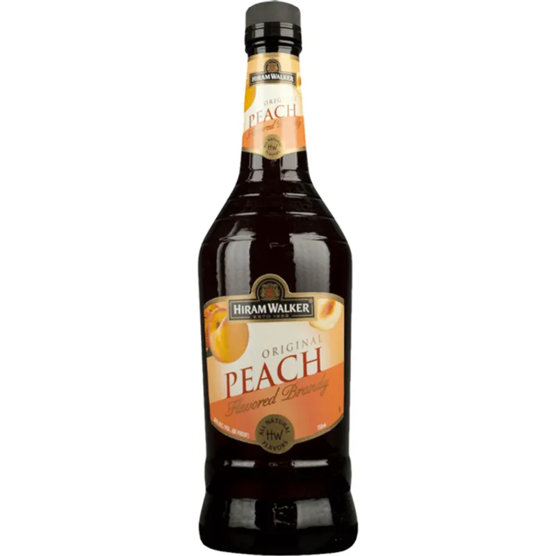 Hiram Walker Peach Brandy view 1
