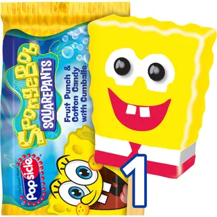 Spongebob Ice Cream Single Popsicle