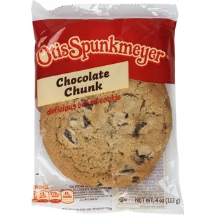 Otis Spunkmeyer Chocolate Chunk Cookies Box